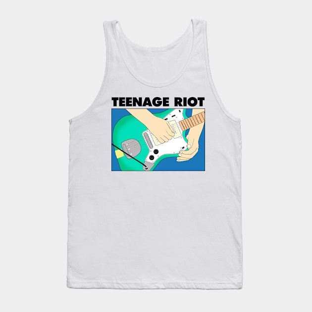 Teenage Riot Jazzblaster Tank Top by Aprilskies